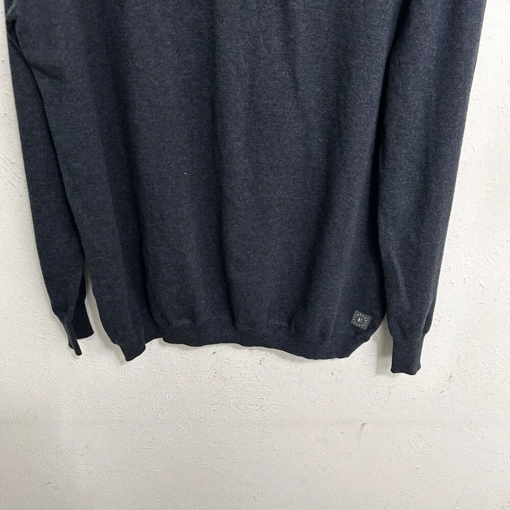 Linksoul Men's Quarter-Zip Sweater in Dark Blue